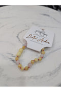 ZB AMBER BABY BRACELET MILKY + RQ 14CM